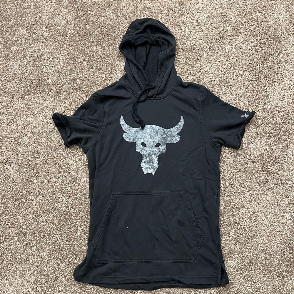 Under Armour Project Rock short sleeve hoodie